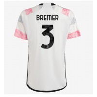 Juventus Gleison Bremer #3 Bortatröja 2023-24 Korta ärmar